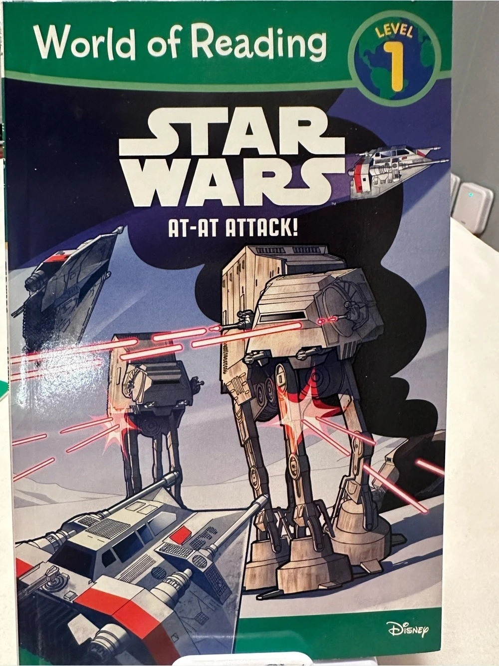 Disney World of Reading: Star Wars AT-AT Attack! Level 1 Reader Book